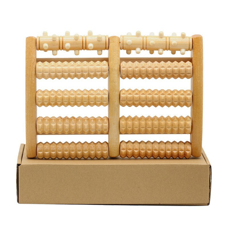 Wooden Foot Massage Roller