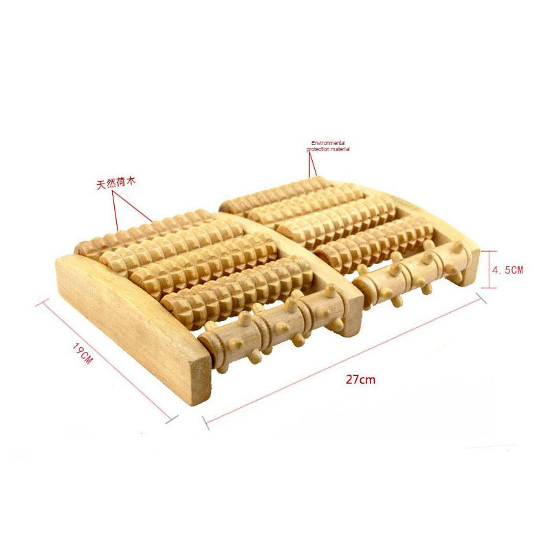 Wooden Foot Massage Roller
