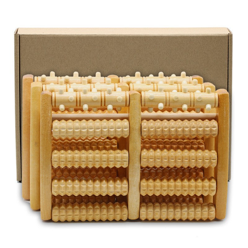 Wooden Foot Massage Roller