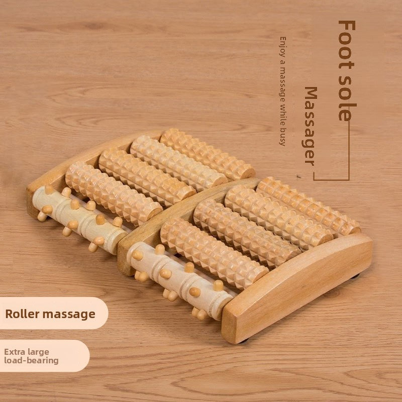 Wooden Foot Massage Roller